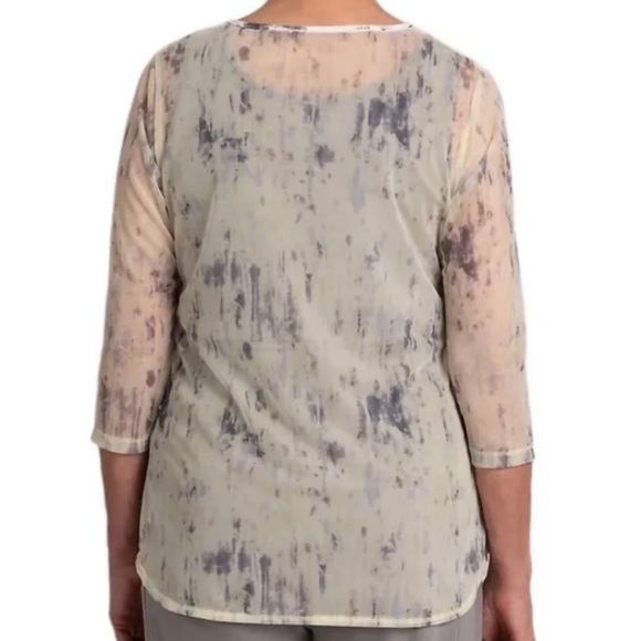 SYMPLI Go To Classic Top In Camo Illuminate size 18 NWT - Picture 3 of 6